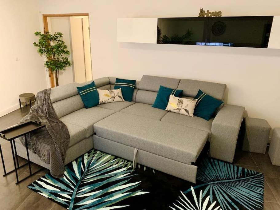 Grand Appartement 2 Chambres 5 Pers Max, Vue Panoramique Avec Parking Mulhouse Dış mekan fotoğraf