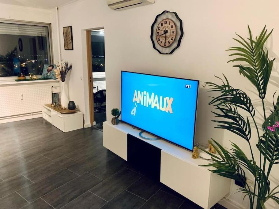 Grand Appartement 2 Chambres 5 Pers Max, Vue Panoramique Avec Parking Mulhouse Dış mekan fotoğraf